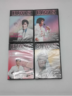 Lots de 4 dvd de Elvis en...