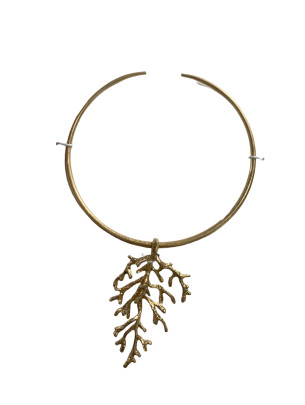 Collier ras de cou doré