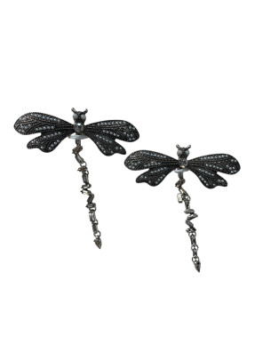 Boucles d'oreille libellule