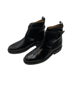 Bottine en cuir noir - Ami...