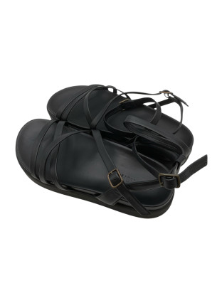 Sandalas cuir noir 40 Ba&sh...