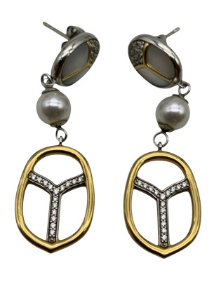 Boucles d'oreille en argent...